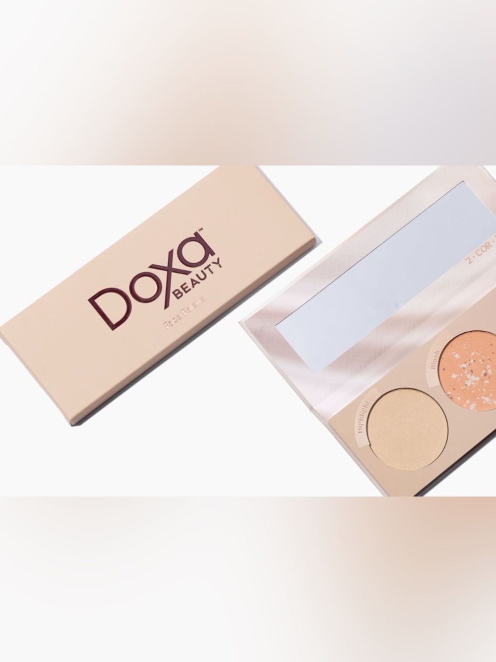 New Doxa Beauty Be A Light Face Palette contour, blush, highlighter powders - Picture 5 of 6